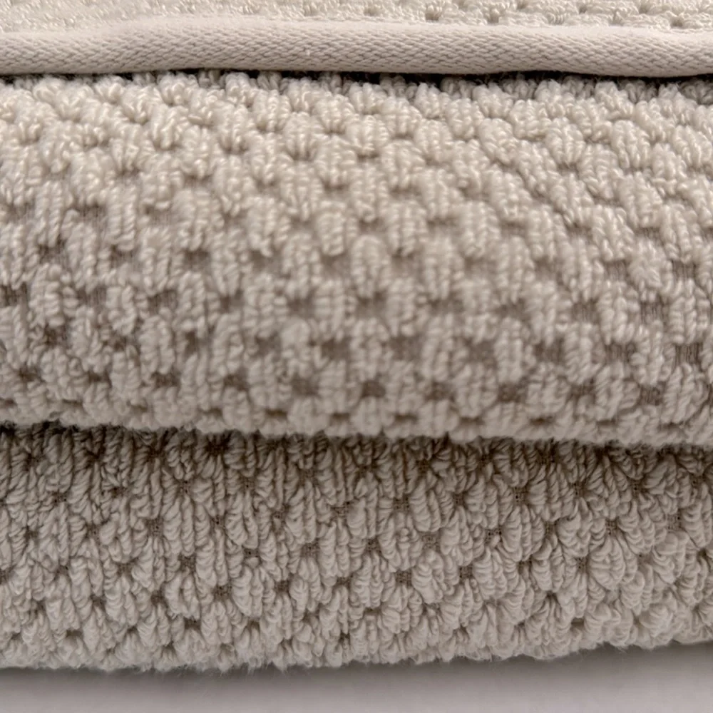 2pc ECOEXISTENCE Bamboo Zero Twist Loops Bath Sheet Towel - FGChiffon